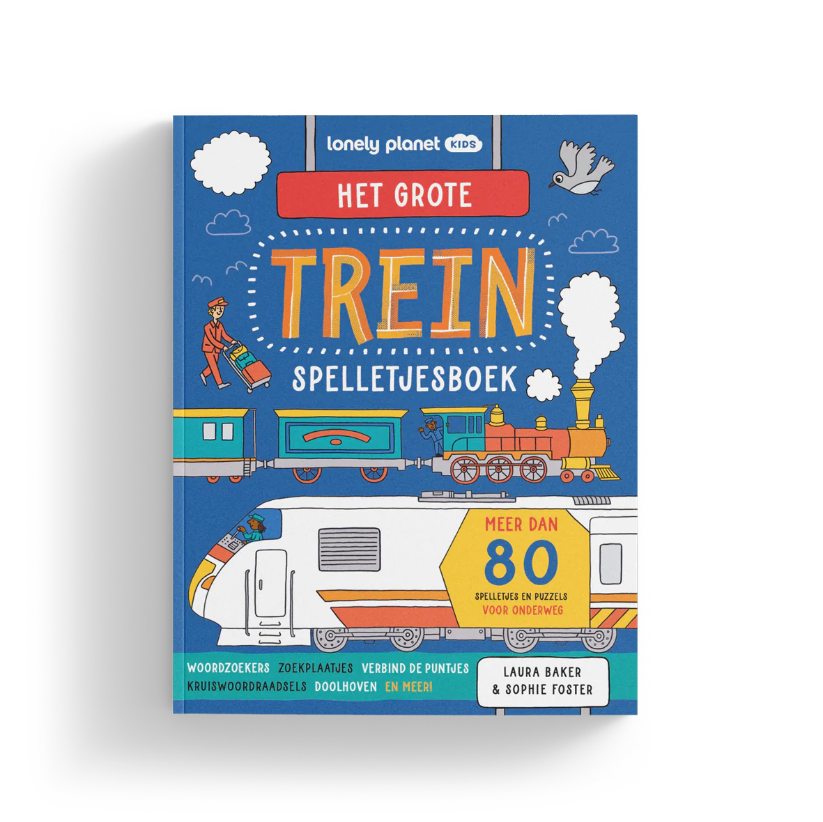 Boycott spelletjesboek Het Grote Trein met meer dan 80 puzzels en spelletjes, bij De Gele Flamingo