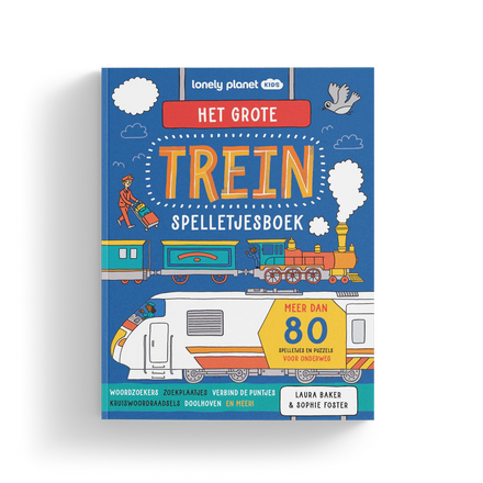 Boycott spelletjesboek Het Grote Trein met meer dan 80 puzzels en spelletjes, bij De Gele Flamingo