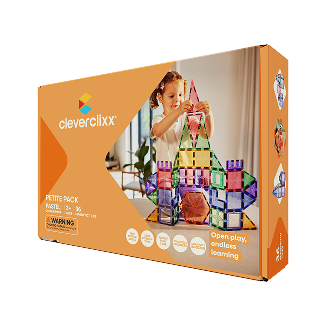 Cleverclixx Petite Pastel Pack 36 stuks - verpakking render