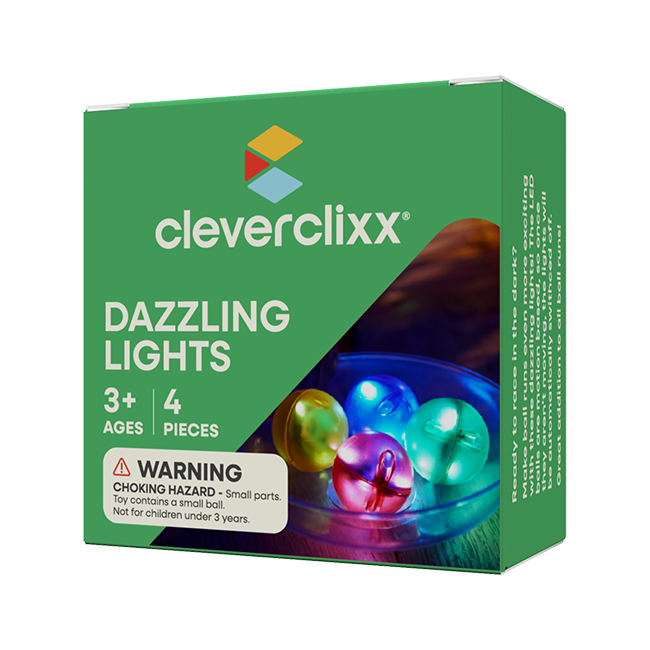 Cleverclixx Balls Pack Dazzling Lights 4 stuks - verpakking render