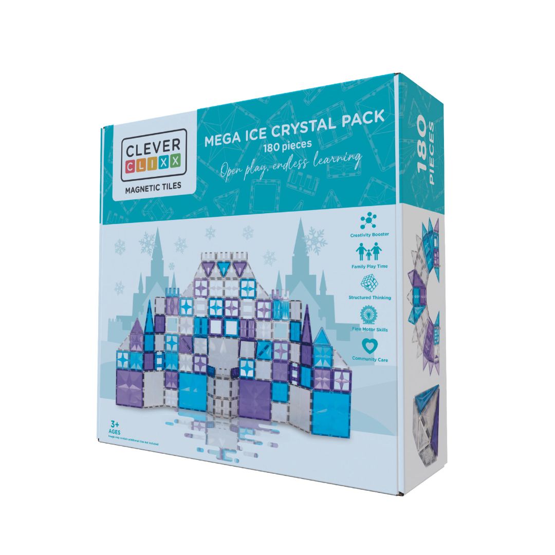Cleverclixx Mega Ice Crystal Pack ijskleuren - vooraanzicht van de complete set