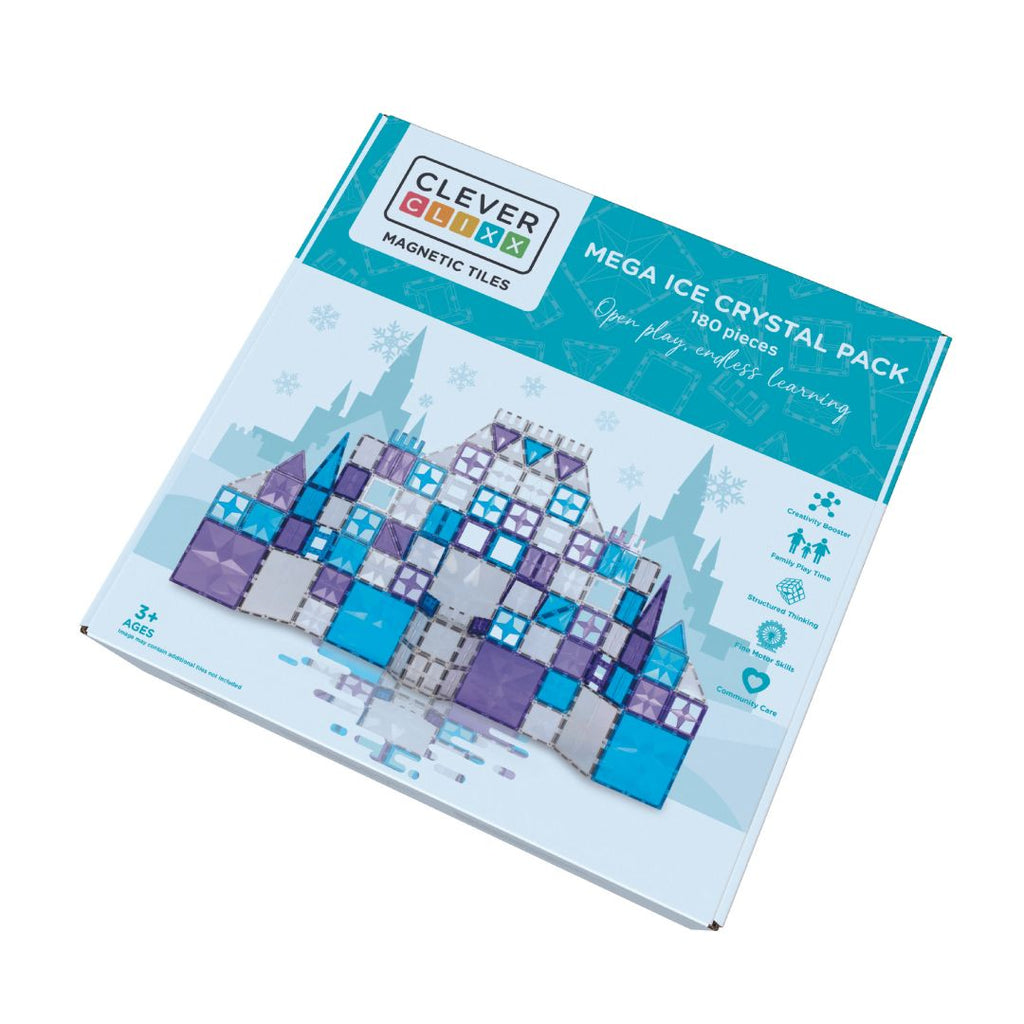 Cleverclixx Mega Ice Crystal Pack ijskleuren - toren in transparante kleuren