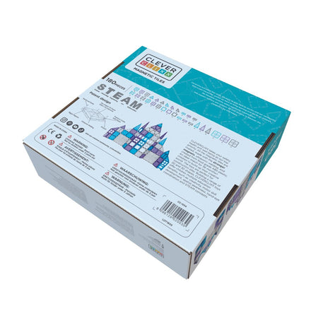Cleverclixx Mega Ice Crystal Pack ijskleuren - detail van de blauwe tegels