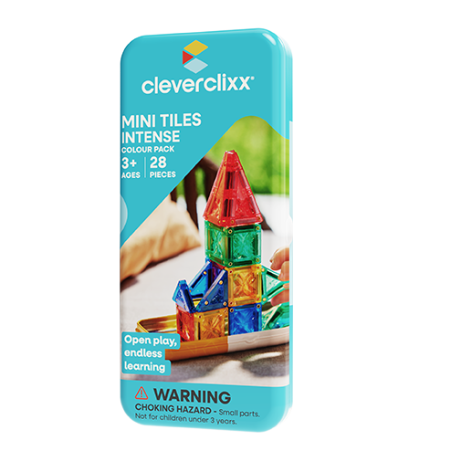 Cleverclixx Mini Tiles Pack Intense minitegels felle kleuren - productrender