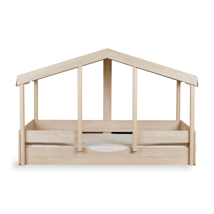 Quax Bedhuisje Montessori 90x200 in Natural Ash, verkrijgbaar bij De Gele Flamingo.