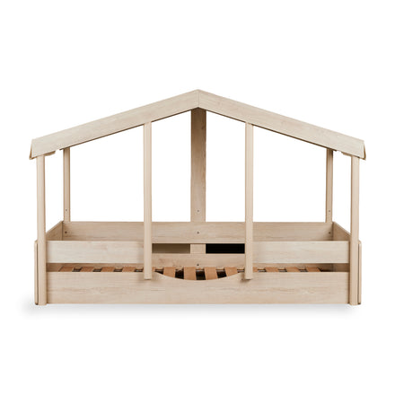 Montessori bedhuisje van Quax in Natural Ash voor een matras van 90x200 cm, bij De Gele Flamingo.