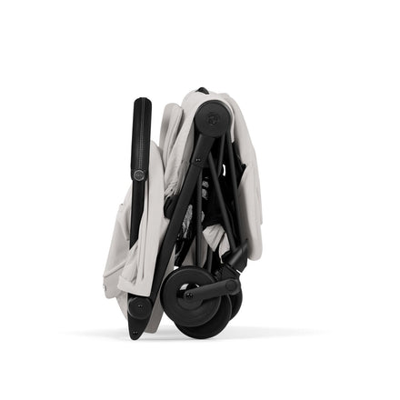 CYBEX Coya plooibuggy City Grey matzwart met verlengbare zonnekap en mesh-venster, De Gele Flamingo