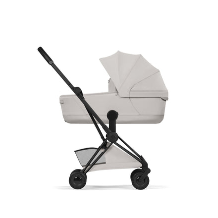 CYBEX Coya plooibuggy City Grey matzwart, ultracompact opgevouwen met draagriem, De Gele Flamingo