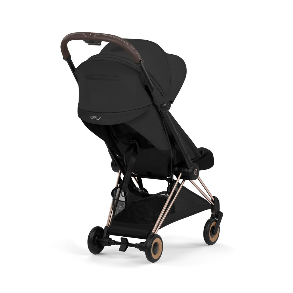 CYBEX Coya plooibuggy Sepia Black rosegold, geschikt vanaf de geboorte tot 22 kg, De Gele Flamingo