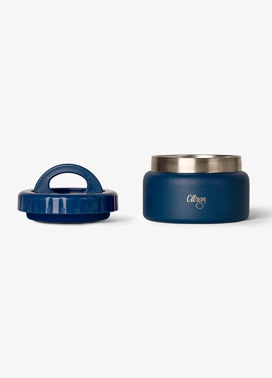 Citron RVS Thermo Food Jar van 250 ml in Dark Blue bij De Gele Flamingo