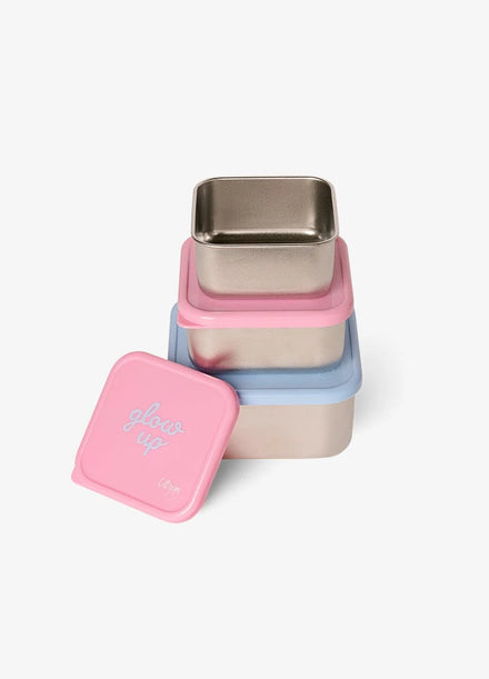 Citron Snack Box Set Glow Up van roestvrij staal met PP, bij De Gele Flamingo