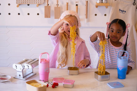 Citron RVS Snack Box Set Glow Up, BPA-vrij en herbruikbaar, bij De Gele Flamingo