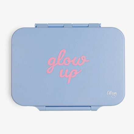 Citron Tritan brooddoos in Blue Glow Up met vier vakjes bij De Gele Flamingo