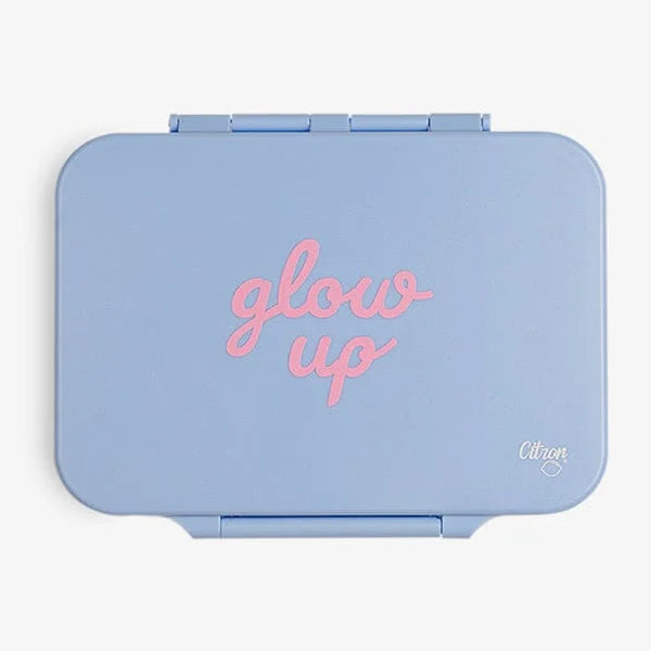 Citron Tritan brooddoos in Blue Glow Up met vier vakjes bij De Gele Flamingo