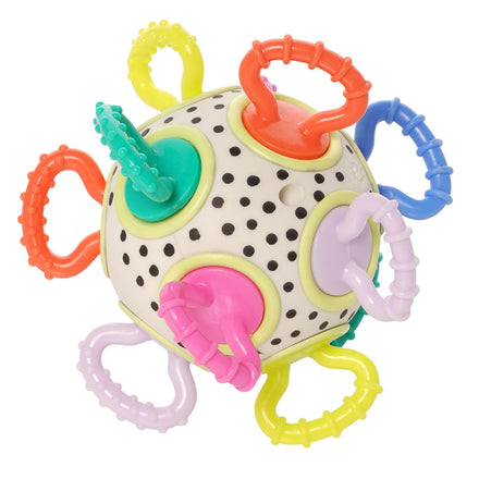 Manhattan Toys Sensorische Baby Speeltje Click Clack Colorpop