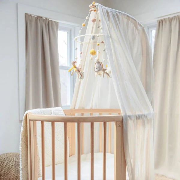 Stokke Sleepi Canopy Klamboe White met tijdloos Scandinavisch design, De Gele Flamingo
