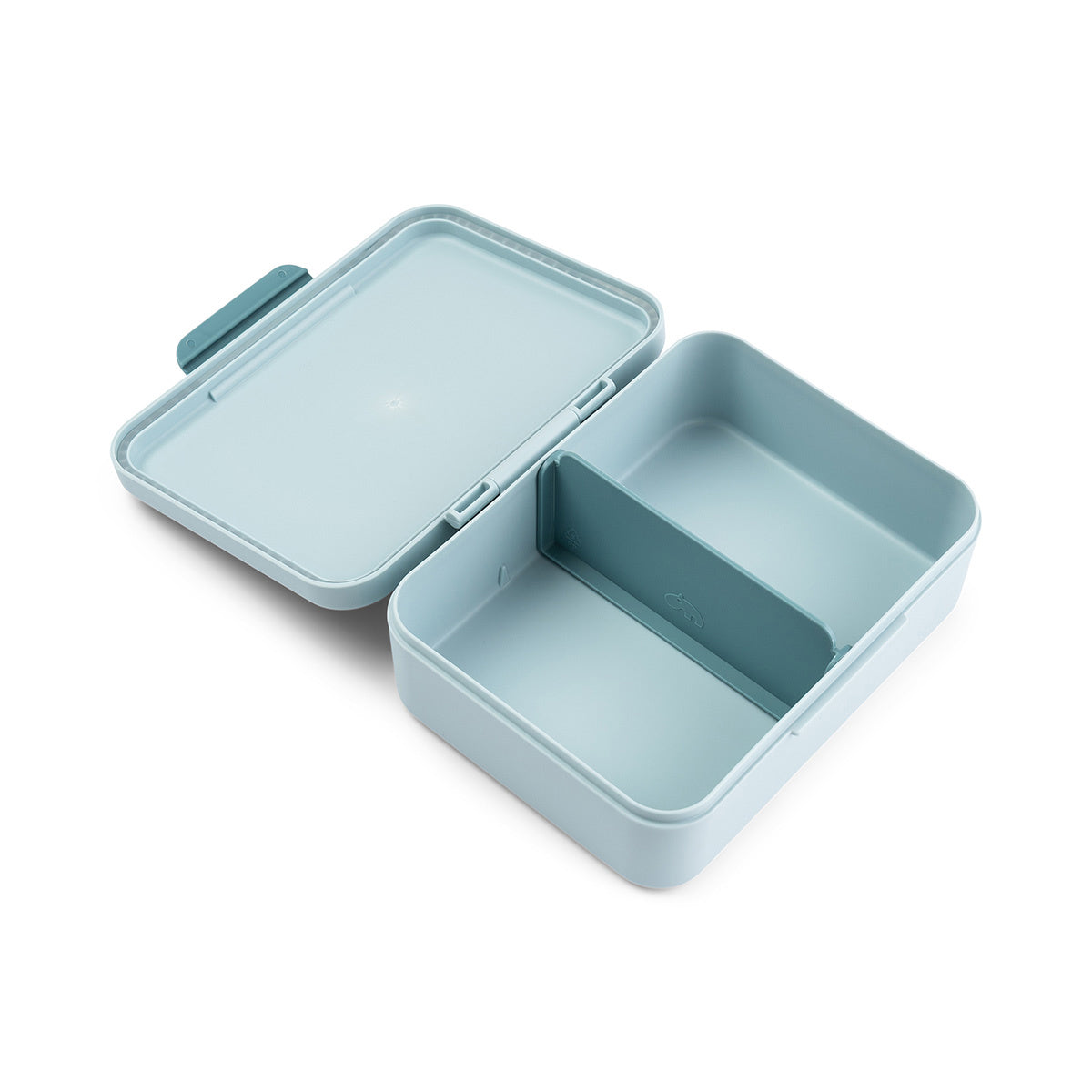 Done By Deer lunchdoos met verdeelvakje Tiny Farm Blue