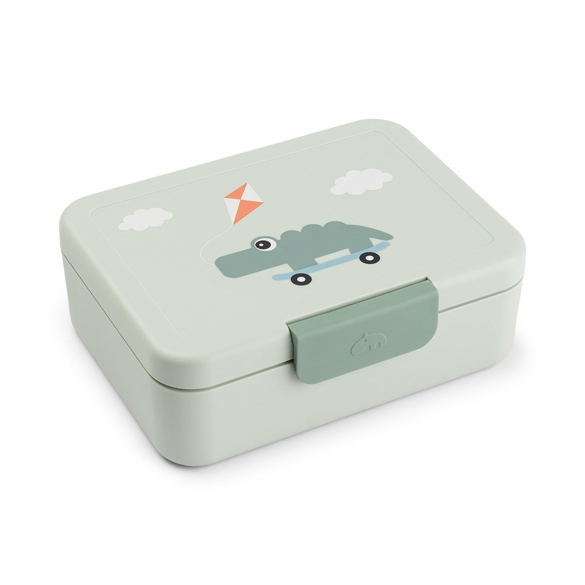 Done By Deer lunchdoos met verdeelvakje Playground Green