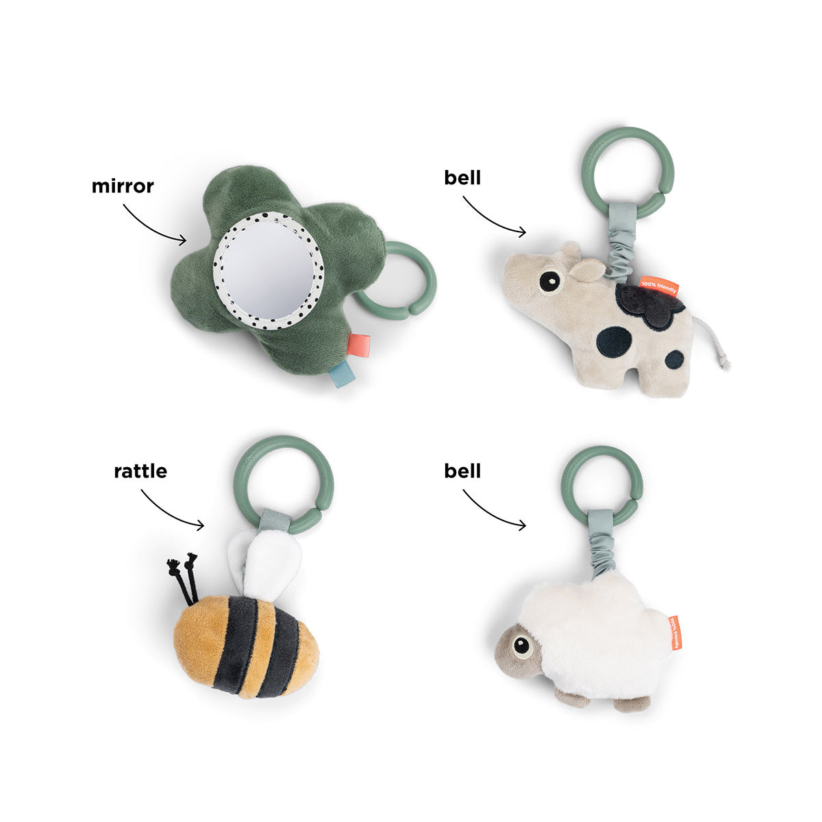 Done By Deer Activity Speelmat | Tiny Farm Green