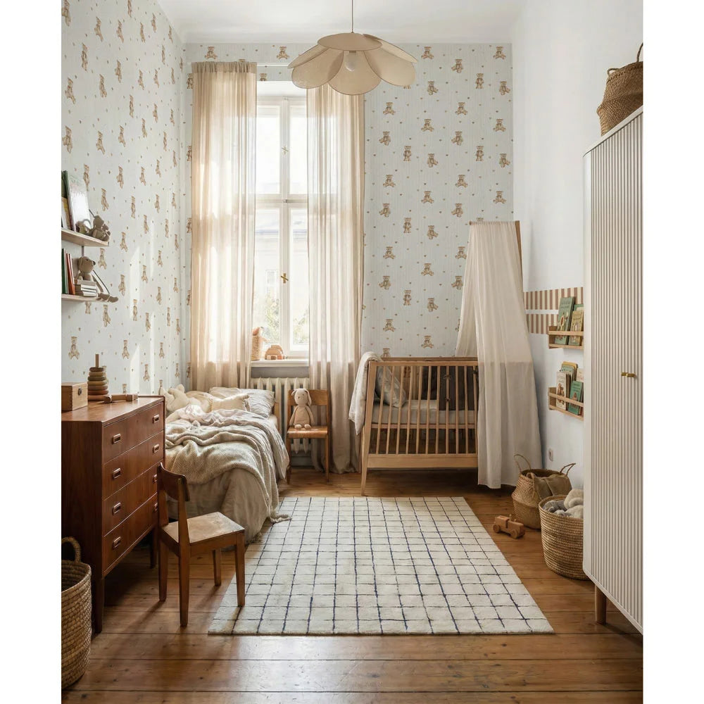 Dekornik behang Teddy Bears Cute op een rol van 50 cm breed en 280 cm hoog, De Gele Flamingo