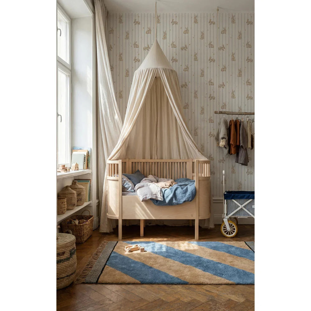 Dekornik behang Rabbit Stars met konijnen en sterren in de kinderkamer, bij De Gele Flamingo