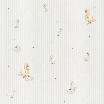 Dekornik behang Ducklings Cute met vrolijke eendjes in de kinderkamer, bij De Gele Flamingo