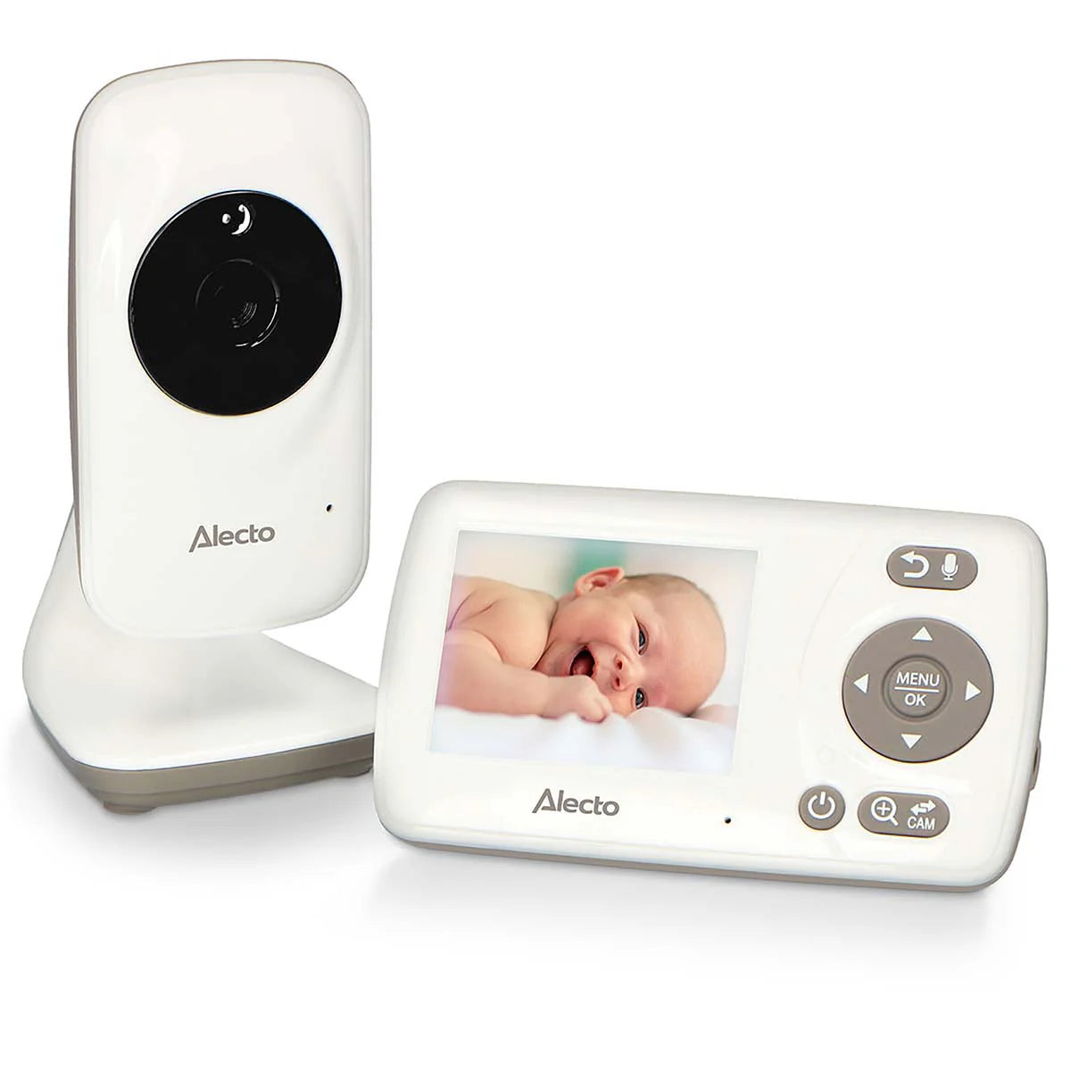 Alecto babyfoon met camera DVM71, verkrijgbaar bij De Gele Flamingo