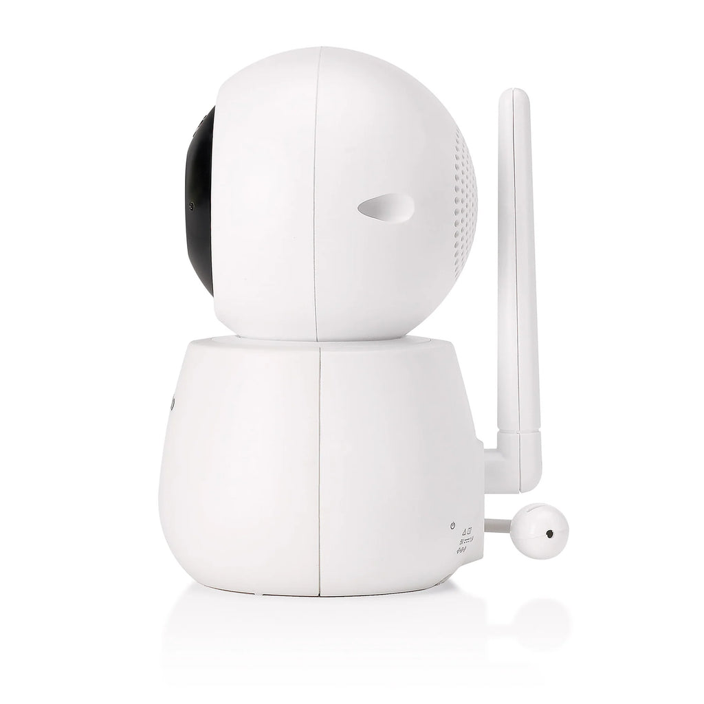 Alecto camera van 12 x 7,4 x 8,7 cm voor het monitoren van meerdere kamers, bij De Gele Flamingo.