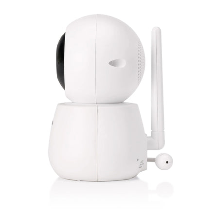 Alecto camera van 12 x 7,4 x 8,7 cm voor het monitoren van meerdere kamers, bij De Gele Flamingo.