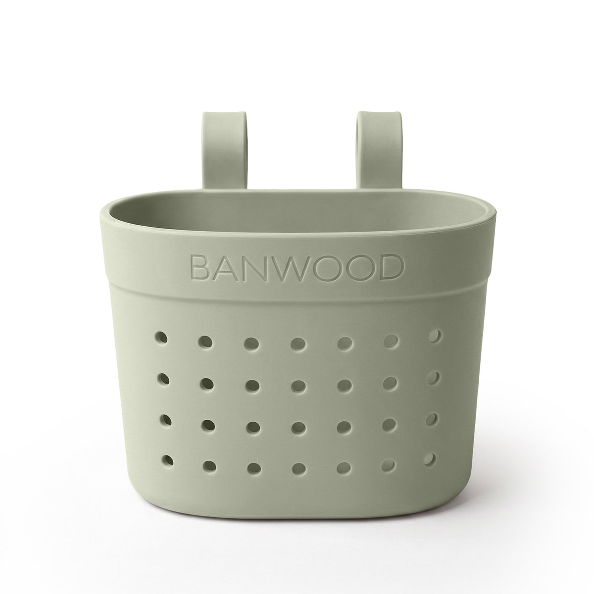 Banwood Fietsmandje Pin & Ride Olive, fietsmandje voor kinderen bij De Gele Flamingo