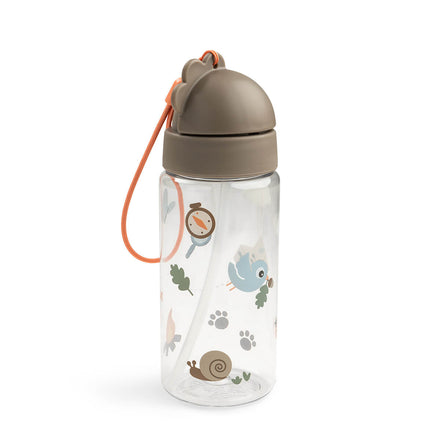 Drinkfles Tiny Trails Sand van Done By Deer met uitgeklapt rietje