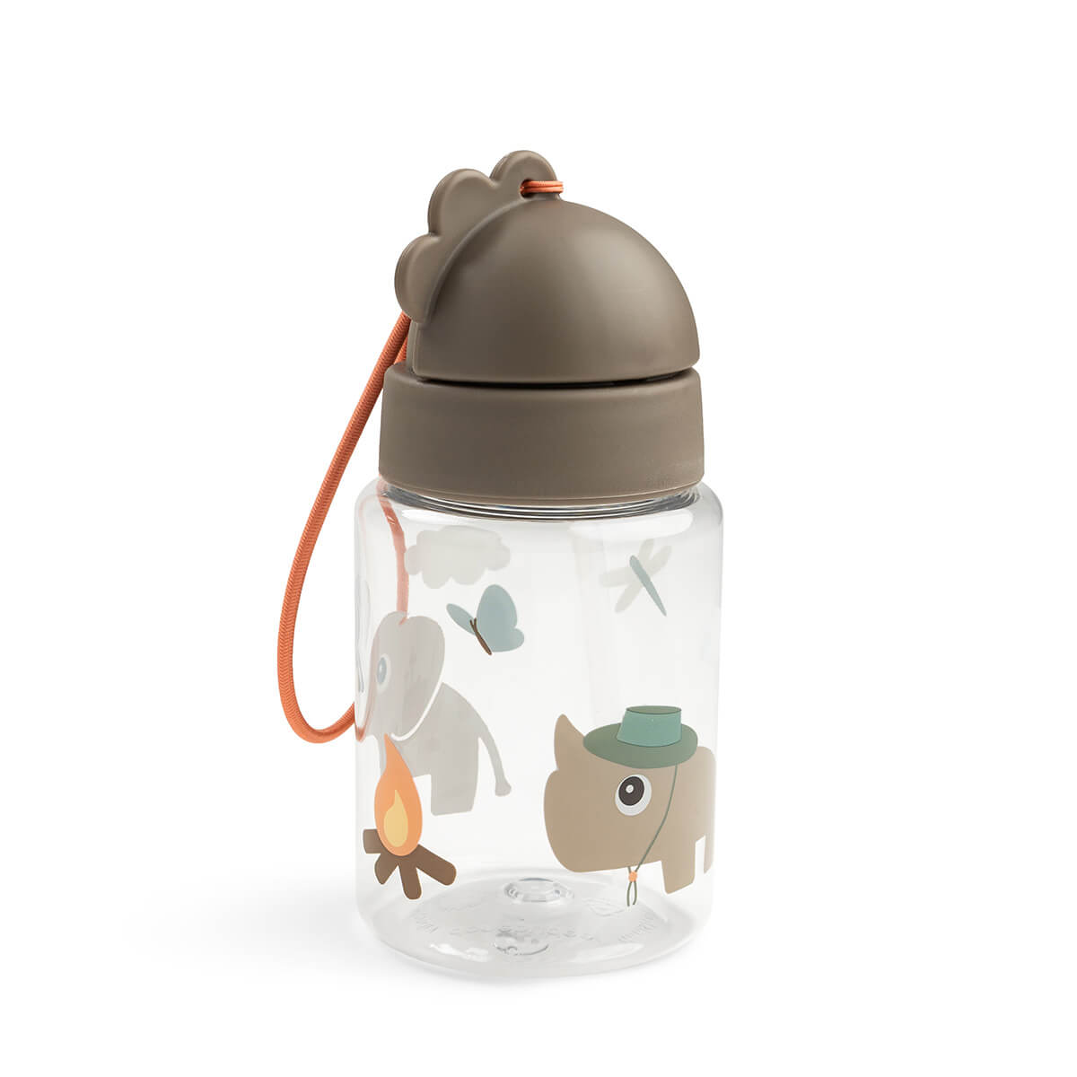 Done By Deer drinkfles met rietje Tiny Trails Sand