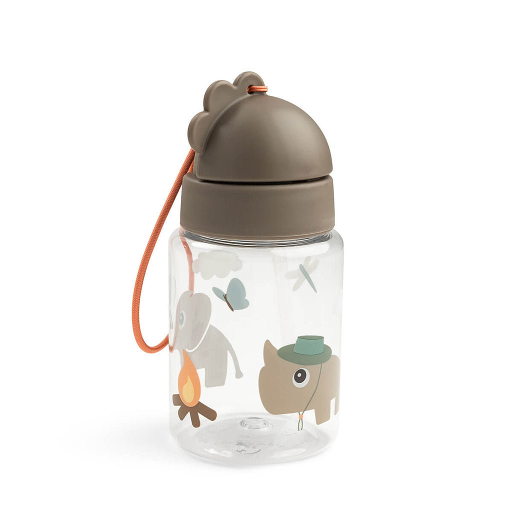 Drinkfles van Done By Deer in Tiny Trails Sand van voren