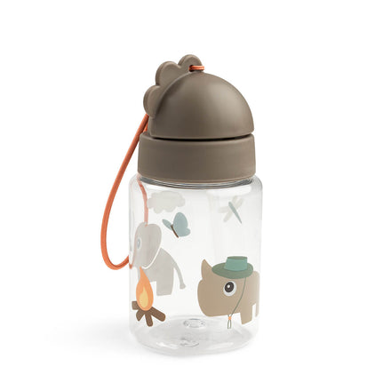 Drinkfles van Done By Deer in Tiny Trails Sand van voren