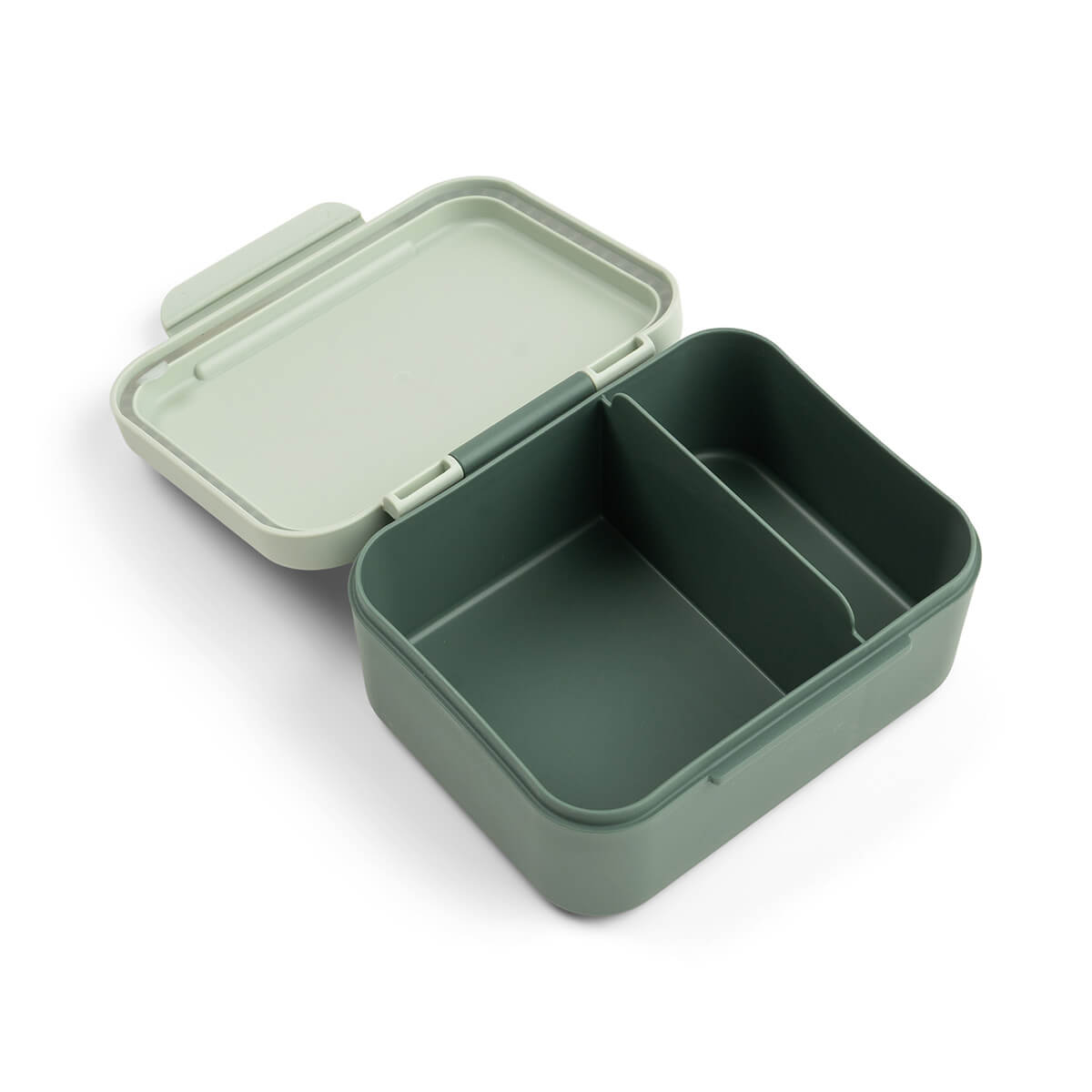 Done By Deer kleine lunchdoos met snackprikkers Tiny Trails Green