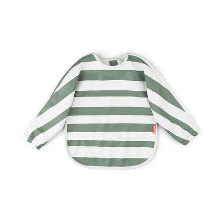Done By Deer slab met lange mouwen en opvangzak in Stripes Green