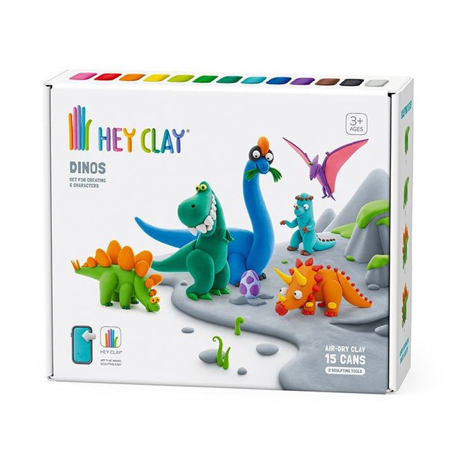 Hey Clay Boetseerklei | Dinos (15 potjes)