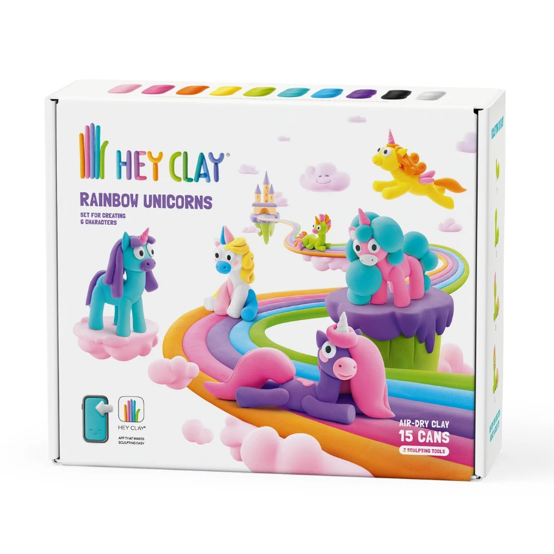 Hey Clay Boetseerklei | Unicorns (15 potjes)