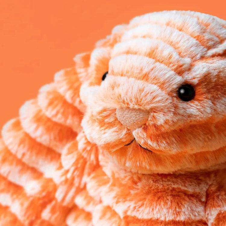 Jellycat Fizzleskip Bunny, oranje knuffelkonijn vooraanzicht