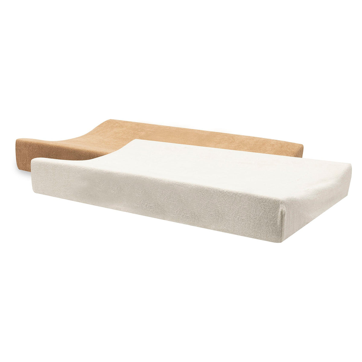 Jollein aankleedkussenhoes badstof Hazel en Oatmeal 2-pack