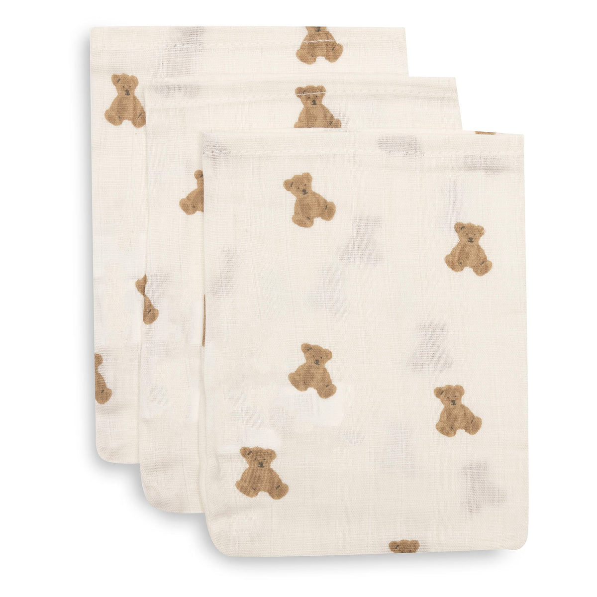 Jollein hydrofiel washandje Mini Teddy Bear
