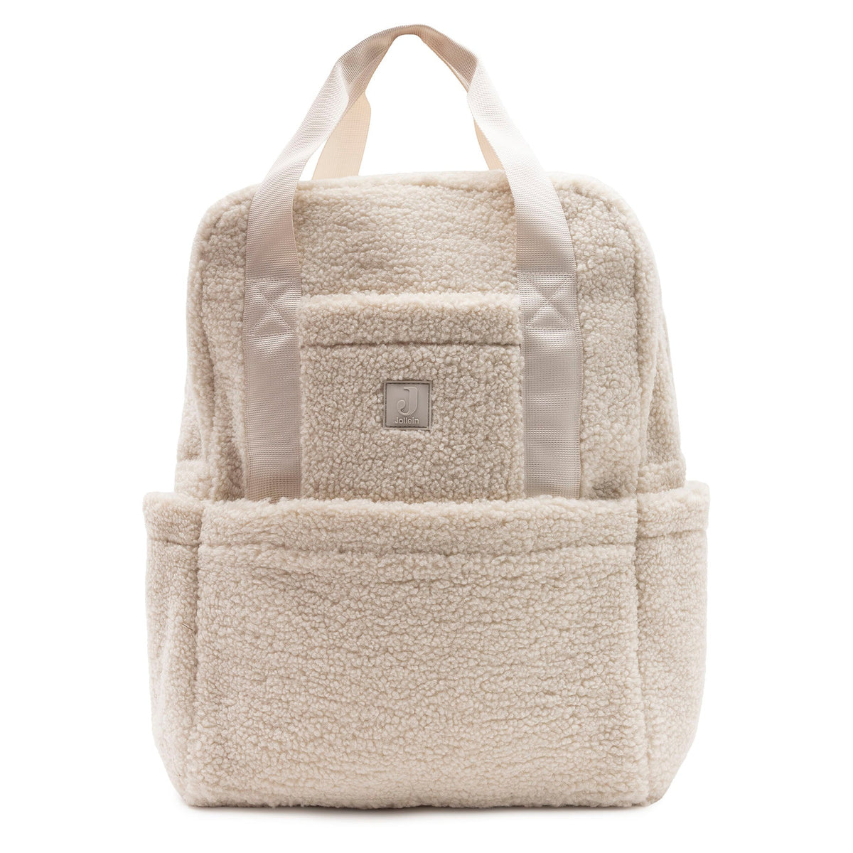 Jollein Luiertas rugzak Teddy Lou Sand zachte teddy rugtas