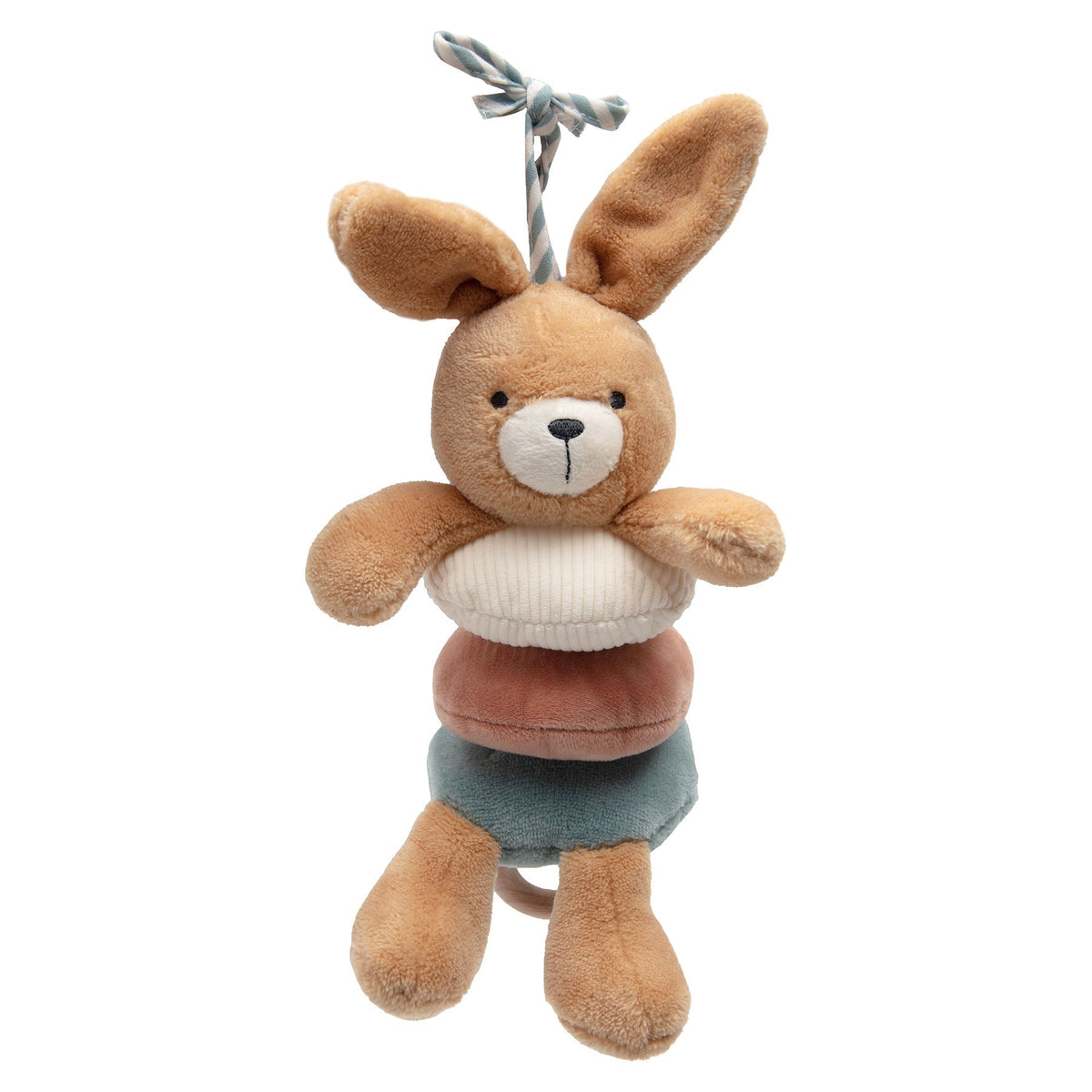 Jollein Muziekhanger Bunny Luz met houten ring