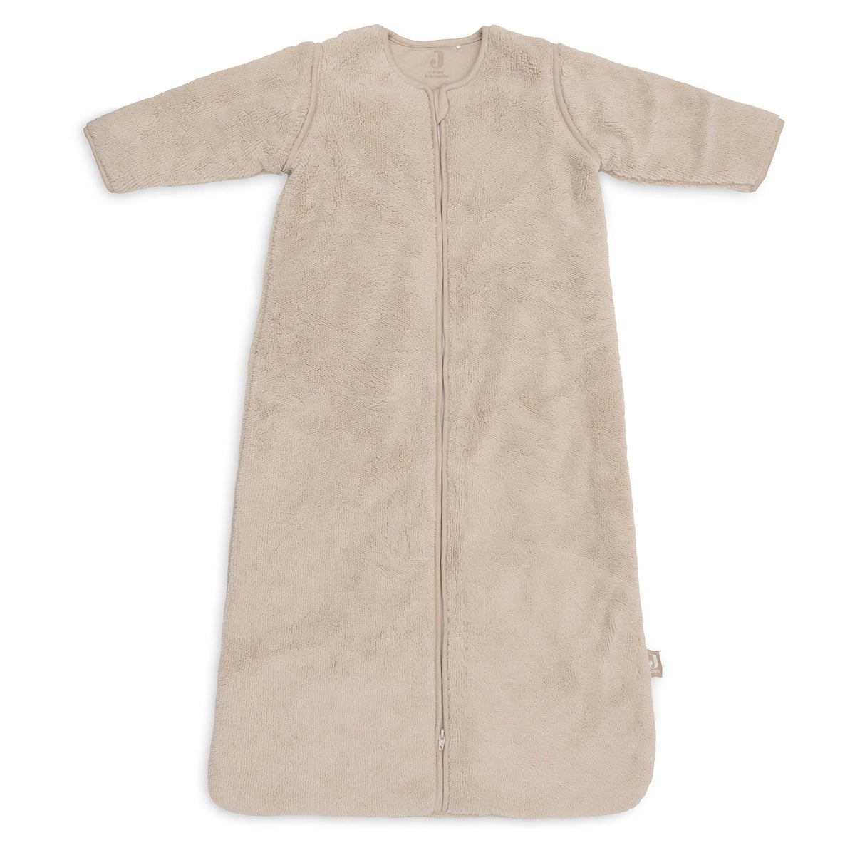 Jollein Slaapzak met afritsbare mouw 110cm Fluffy | Sand