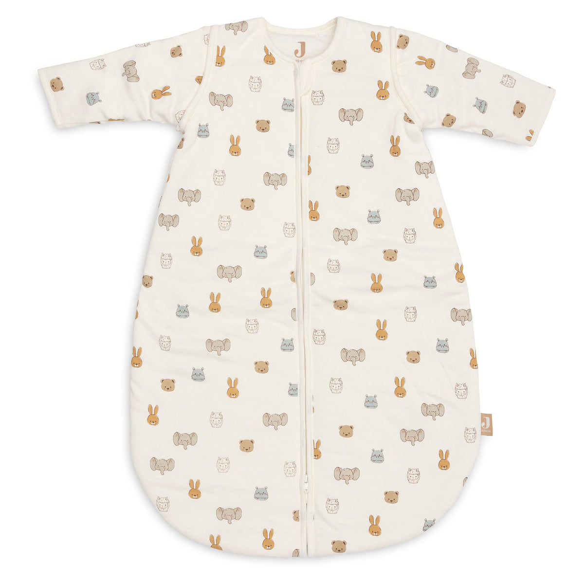Jollein slaapzak met afritsbare mouw Rond 110 cm in Jollies, productfoto van de babyslaapzak, De Gele Flamingo