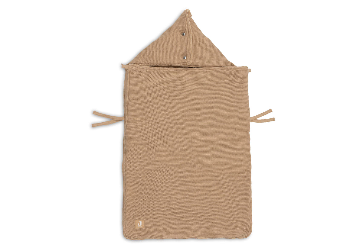 Jollein Voetenzak groep 0+ autostoel Basic Knit Hazel