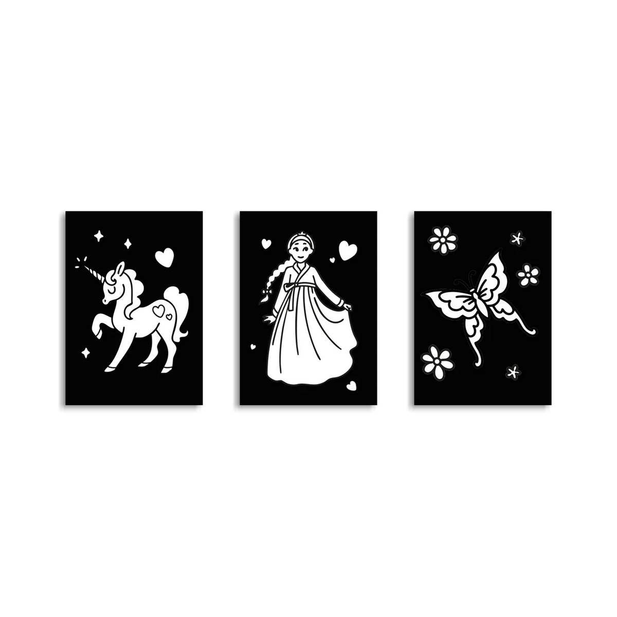 Kidywolf Kidyneon lichtgevend wandkunstpakket Once Upon A Time, verpakking