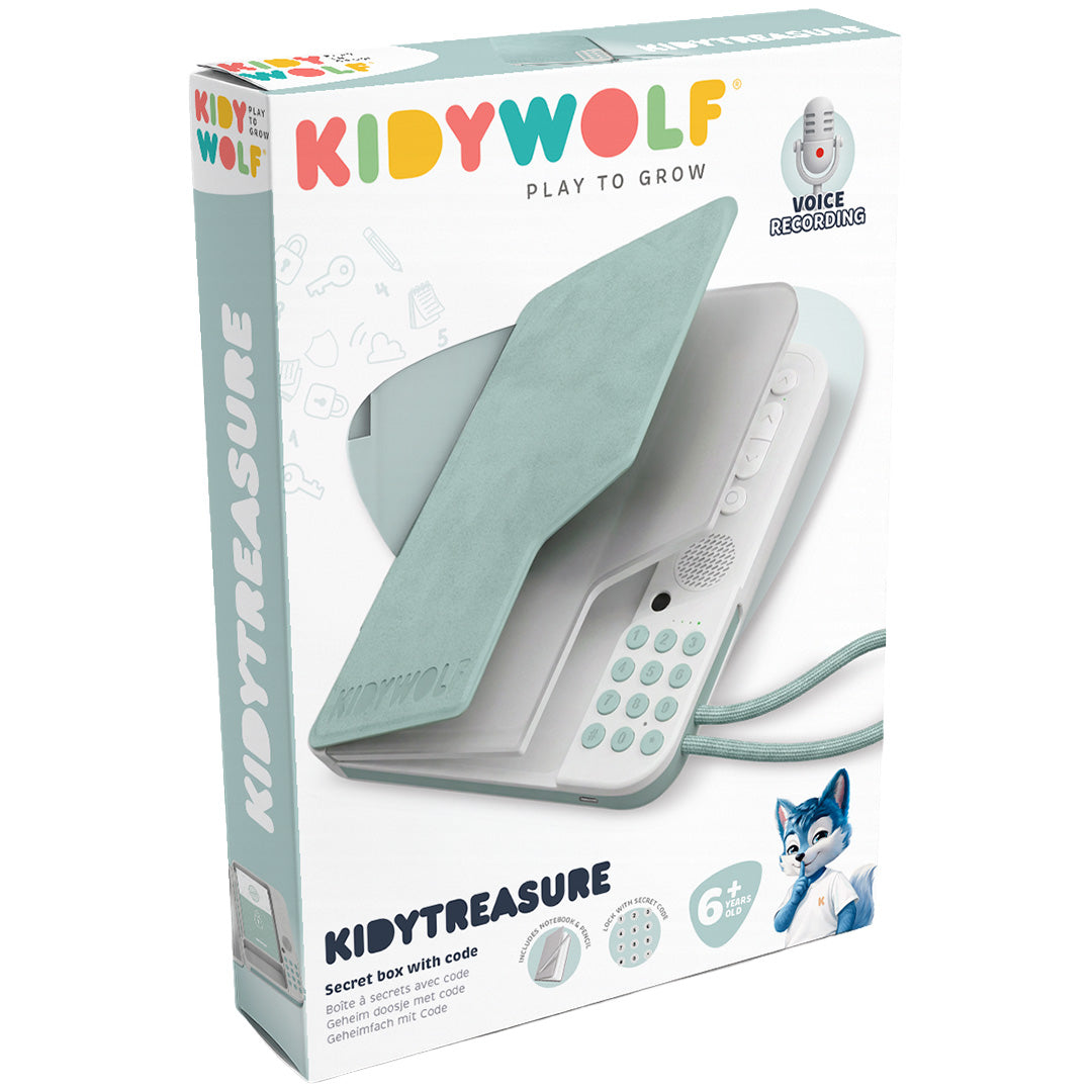 Kidywolf Kidytreasure Geheimendoos Met Cijferslot Groen, de geheimendoos in het groen
