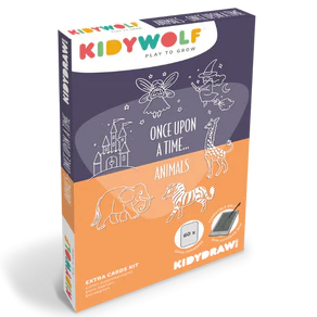 Kidywolf navulling Kidydraw-Mini Once Upon A Time Animals, verpakking vooraanzicht