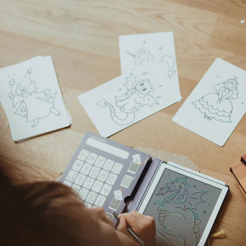 Kidywolf navulling Kidydraw-Mini Once Upon A Time Animals, verpakking vooraanzicht